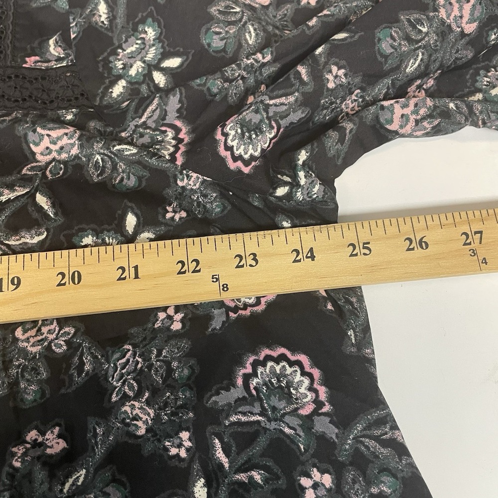 New Lane Bryant Top Womens 18 Cottagecore Boho Crochet Floral Prairie Blouse NWT - Picture 9 of 10